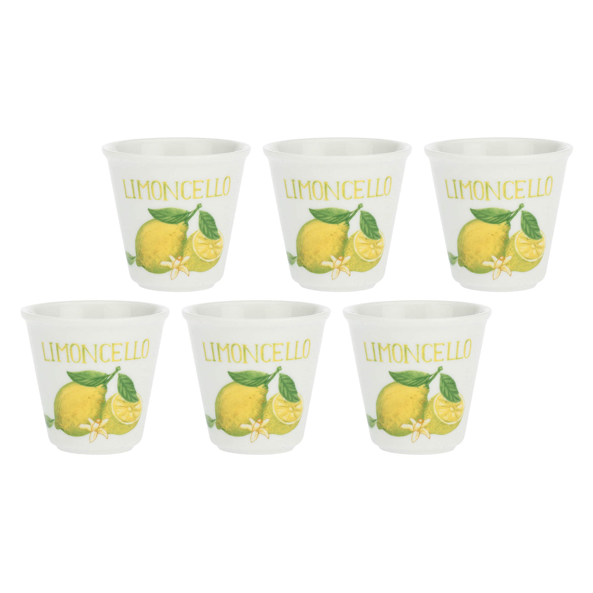 Bicchierini da liquore La Porcellana Bianca in porcellana decorata 75ml