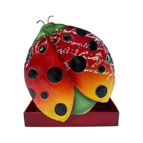 Porta zampirone Coccinella Palais Royal in metallo colorato 16x19 cm