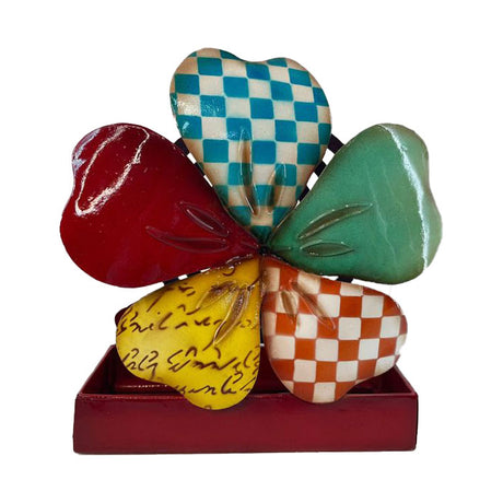 Porta zampirone Palais Royal in metallo decorato 16x19 cm
