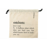 VILLA D'ESTE HOME TIVOLI Sacchetto Onion Cipolla 25x25cm in Cotone