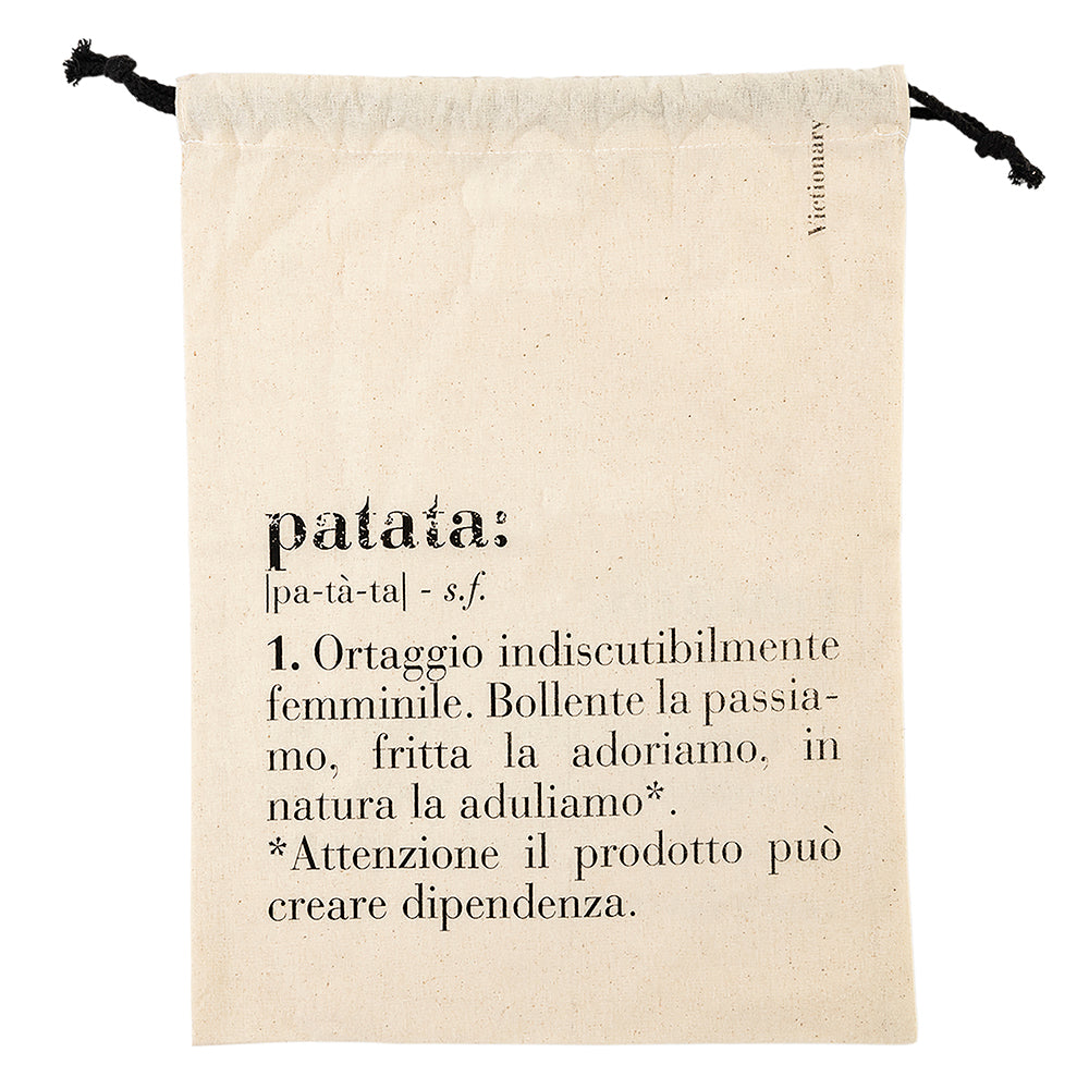 VILLA D'ESTE HOME TIVOLI Potato Potato Bag 40x30cm in Cotton