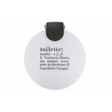 VILLA D'ESTE HOME TIVOLI Victionary Toilette Pattumiera 3L Plastica Bianco