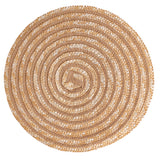 VILLA D'ESTE HOME TIVOLI Tovaglietta Tonda Spiral Chocolate Set 4 Pezzi 38cm