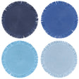 Set 4 tovagliette tonde Villa D'Este Shades of Ocean diametro 38 cm