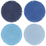 Set 4 tovagliette tonde Villa D'Este Shades of Ocean diametro 38 cm