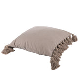 VILLA D'ESTE HOME TIVOLI Cushion with Nude Tassels 45x45cm 100% Cotton