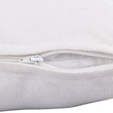 VILLA D'ESTE HOME TIVOLI Cuscino con Nappine Bianco 45x45cm Cotone 100%