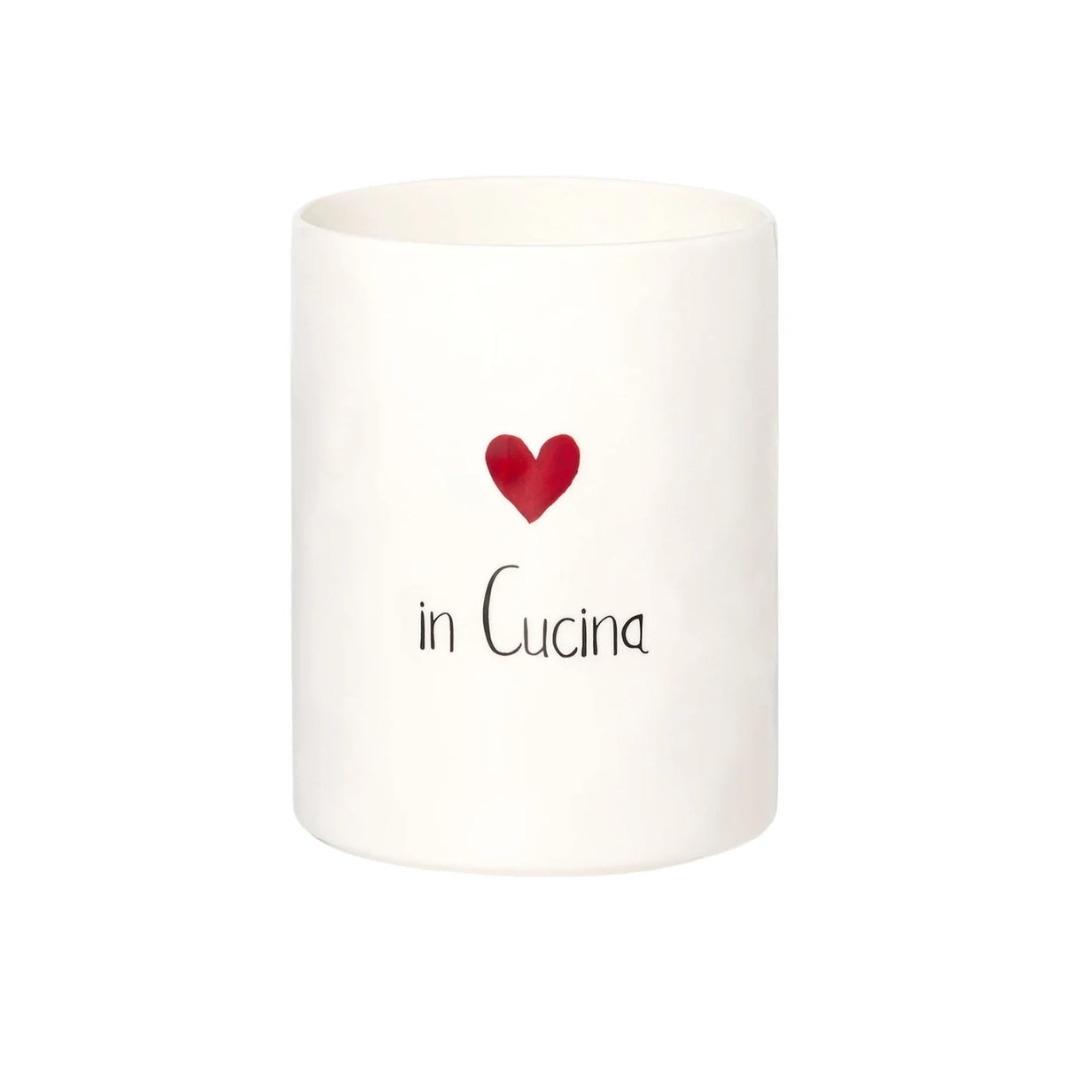 Portautensili Simple Day in gres 14x18 cm per cucina