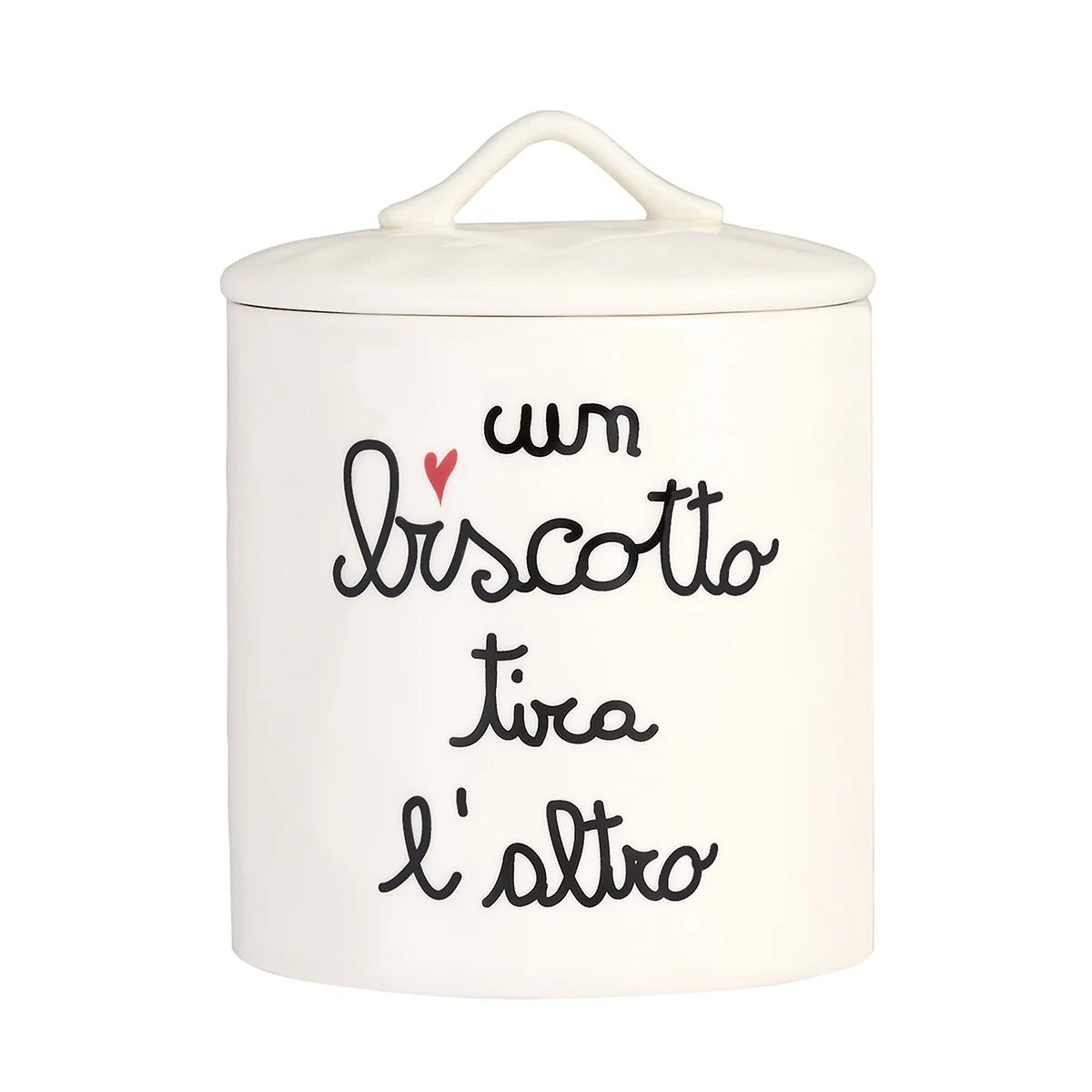 Biscottiera Simple Day in gres con chiusura ermetica 21x12 cm