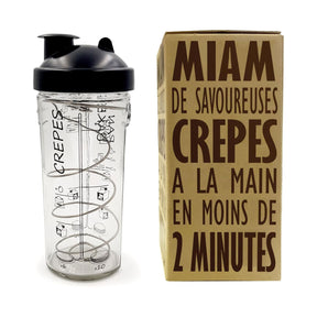 Shaker per crepes Miam Cookut in plastica con spirale in acciaio 800ml