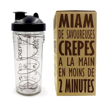 Shaker per crepes Miam Cookut in plastica con spirale in acciaio 800ml