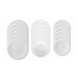 Set piatti Neve Arthur Krupp in porcellana bianca 18 pezzi