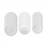 Set piatti Neve Arthur Krupp in porcellana bianca 18 pezzi
