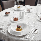 ARTHUR KRUPP - Set 18 Pezzi Servizio Piatti Tavola Neve Bianco Porcellana