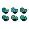 Set piatti Mandala Mediterraneo Excelsa in porcellana decorata 18 pezzi