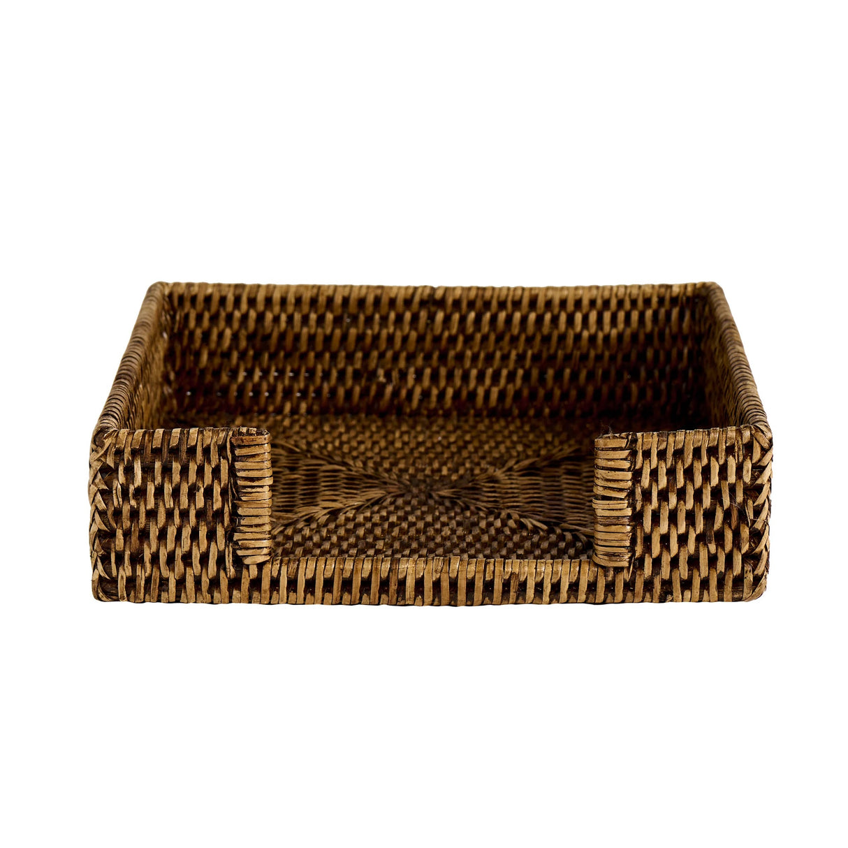 Portatovaglioli Village Simple Day in rattan naturale intrecciato 23 cm