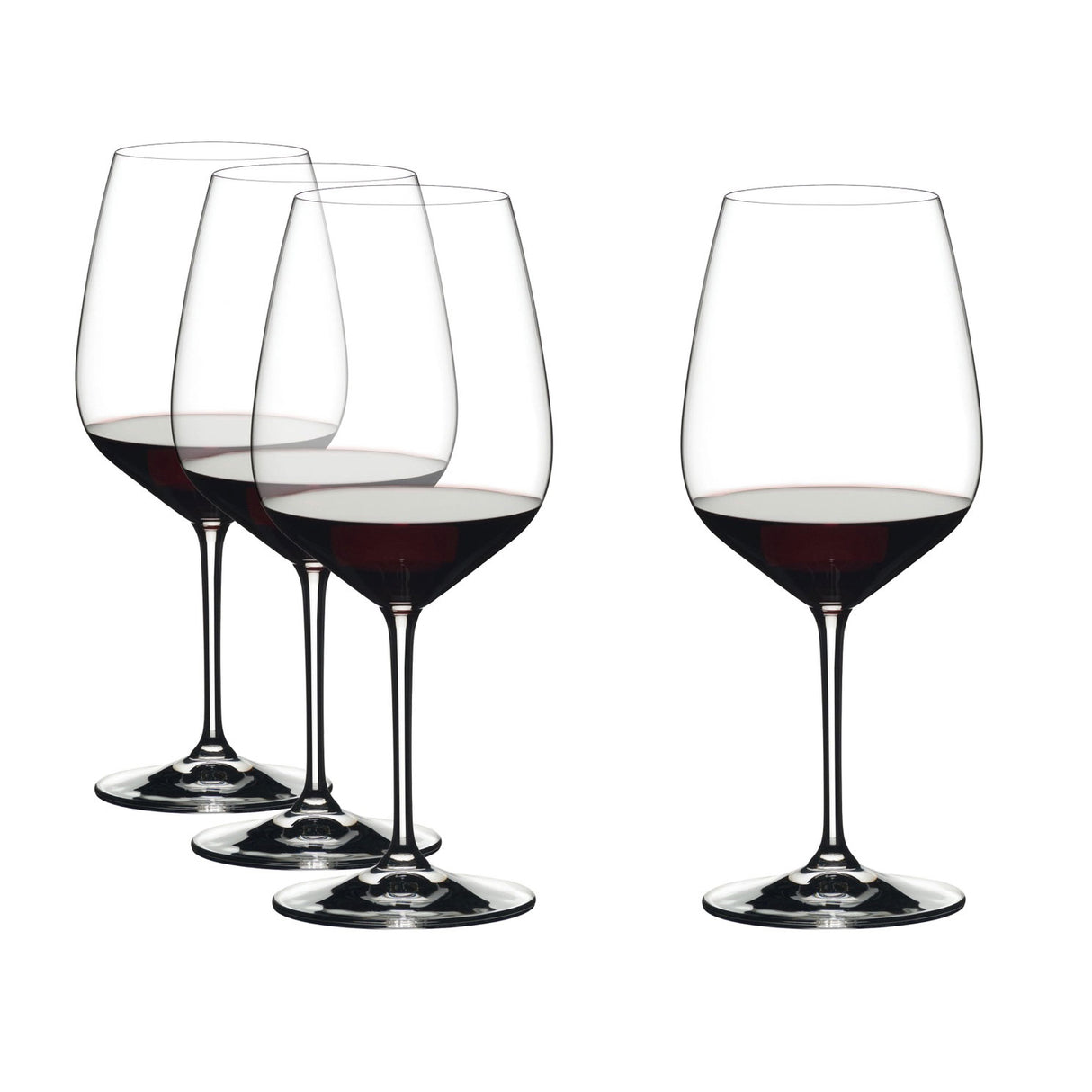 Set 4 calici vino Extreme Riedel in cristallo 800 ml forma a diamante