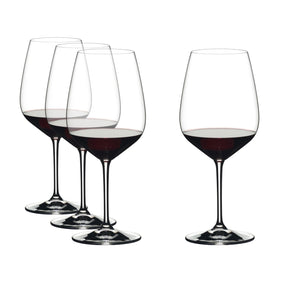 Set 4 calici vino Extreme Riedel in cristallo 800 ml forma a diamante