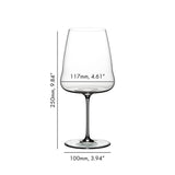 RIEDEL Winewings Calice Vino Rosso Cabernet Merlot 1L Cristallo
