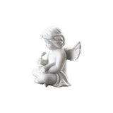 ROSENTHAL Statuina Figurina Angelo con Pergamena 10x9cm Porcellana