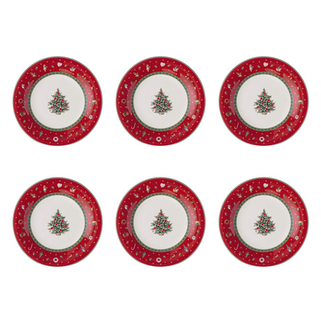 Set 6 piatti dessert Toy's Delight Villeroy & Boch in porcellana decorata