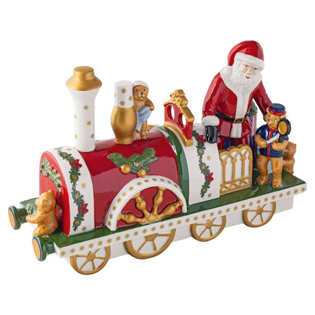 Treno natalizio Villeroy & Boch in porcellana decorata 31 cm