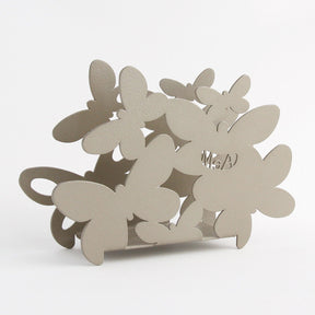 Portatovaglioli Farfalle Arti & Mestieri in metallo design traforato