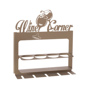 Portabottiglie da parete Wine Corner Arti e Mestieri in metallo design moderno