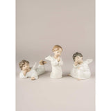 LLADRO' Figurina Angioletto Che Prega 13x8cm Porcellana
