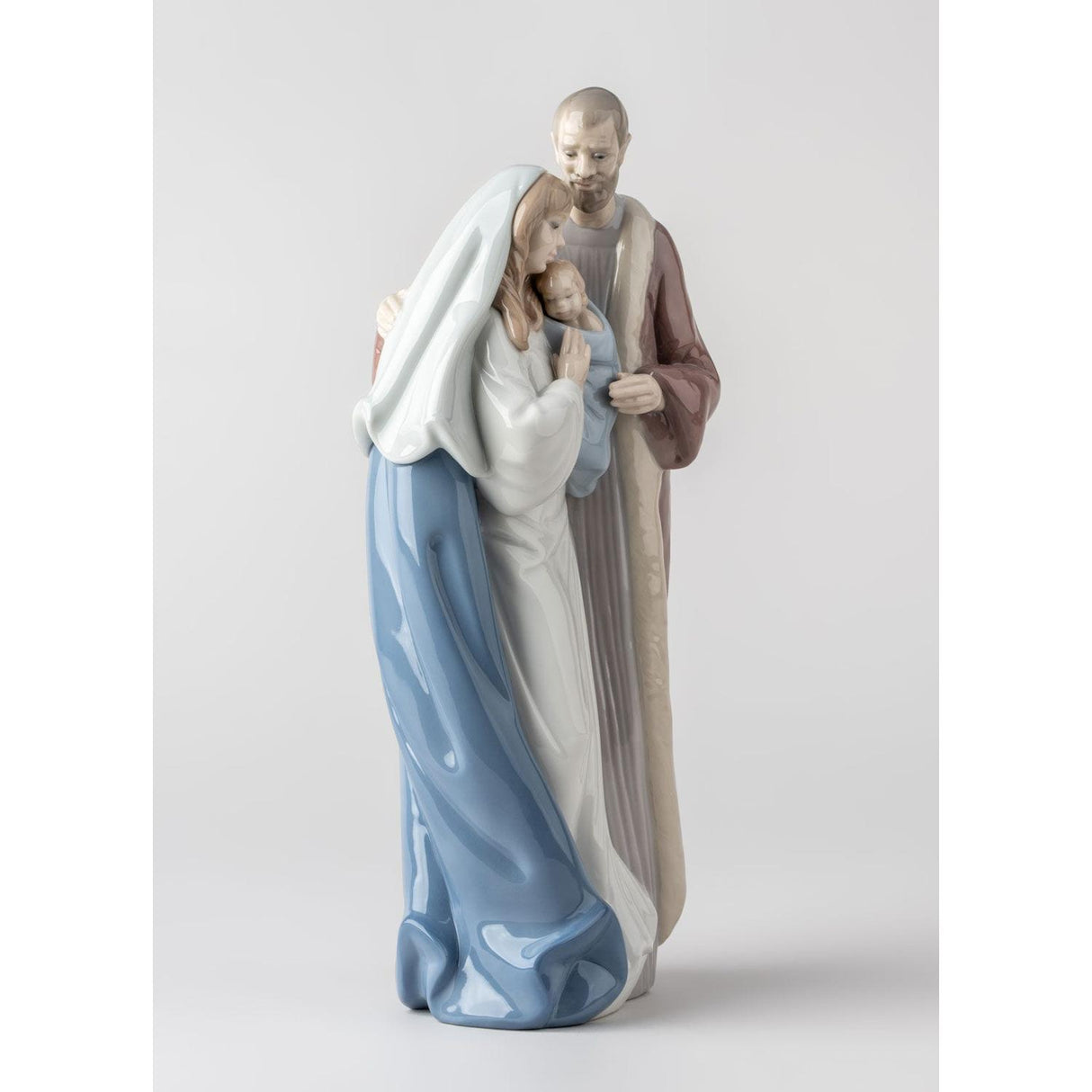 LLADRO' - Porcelain Nativity Figure Statue Holy Family Christmas 22cm