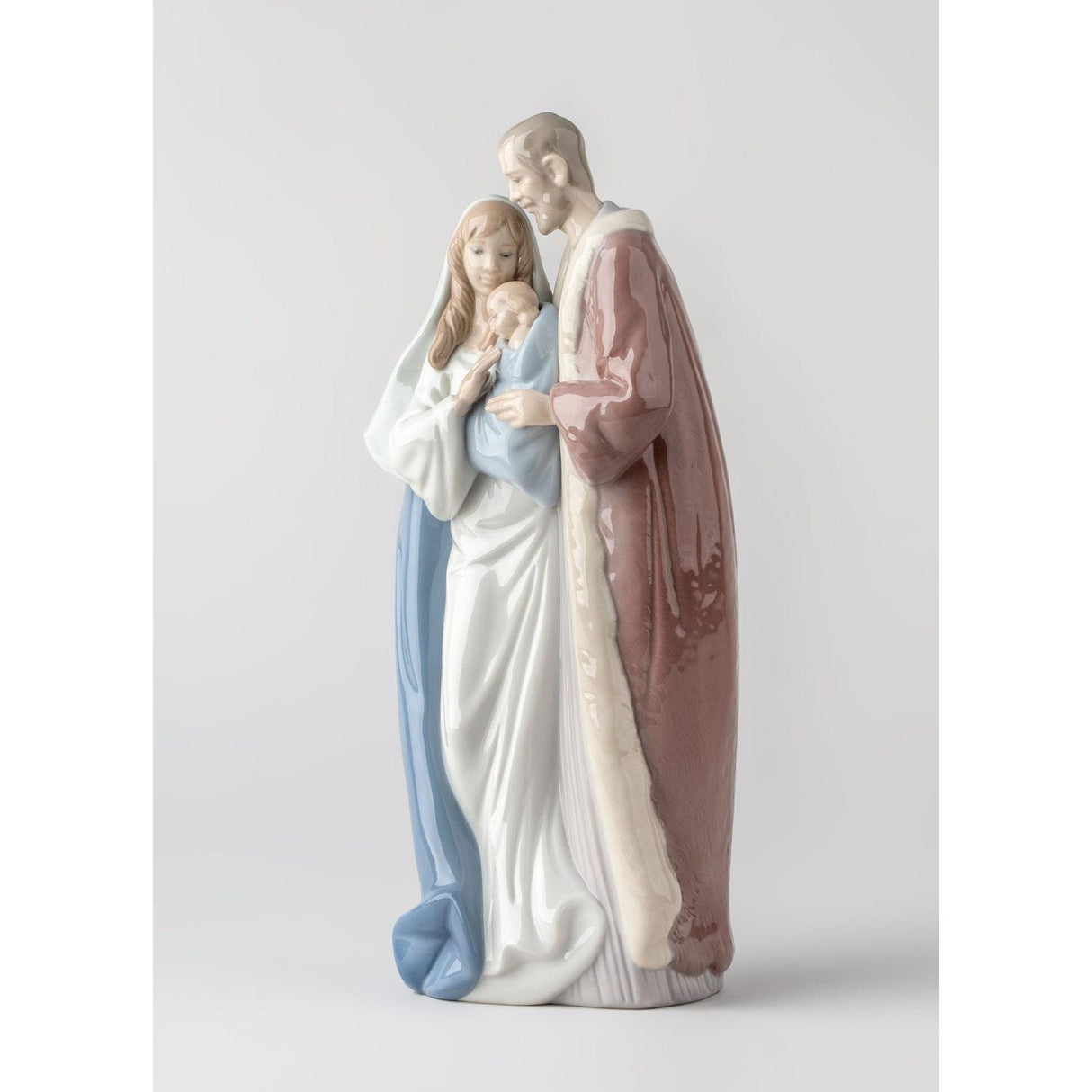 LLADRO' - Porcelain Nativity Figure Statue Holy Family Christmas 22cm