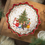 VILLEROY &amp; BOCH Toy's Fantasy Children's Pastry Plate 39cm Christmas Table