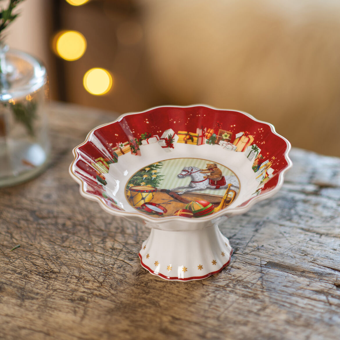 VILLEROY &amp; BOCH Toy's Fantasy Bowl with Foot 14.5cm Christmas Table Christmas