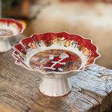 VILLEROY &amp; BOCH Toy's Fantasy Bowl with Foot 24cm Christmas Table Christmas
