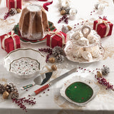 BRANDANI Party Time Bowl Bowl Cup 24.5cm Christmas Table Porcelain