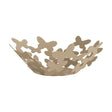 Centrotavola Butterfly Arti e Mestieri in metallo color beige piccolo