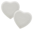 Set piattini Dolce Cuore La Porcellana Bianca in porcellana 17x17 cm