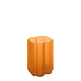 KARTELL Okra Vaso Basso 24x18cm Arancio PMMA Riciclato