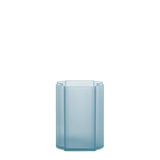 Vaso Okra Kartell in PMMA riciclato azzurro 24x18 cm