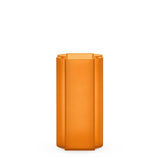 Vaso Okra Kartell in PMMA riciclato arancio 34x18 cm