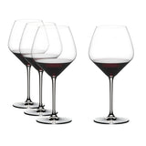 Set 4 calici vino Pinot Nero Riedel in cristallo forma a diamante