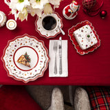 VILLEROY & BOCH Toy's Delight Burriera 12,5x15,5x6cm Porcellana Tavola di Natale