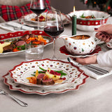VILLEROY & BOCH Toy's Delight Salsiera con Piattino 250ml Porcellana Tavola di Natale