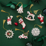 VILLEROY & BOCH Annual Ornaments 2024 Addobbo per Albero di Natale Pupazzo di Neve 9,5cm Porcellana