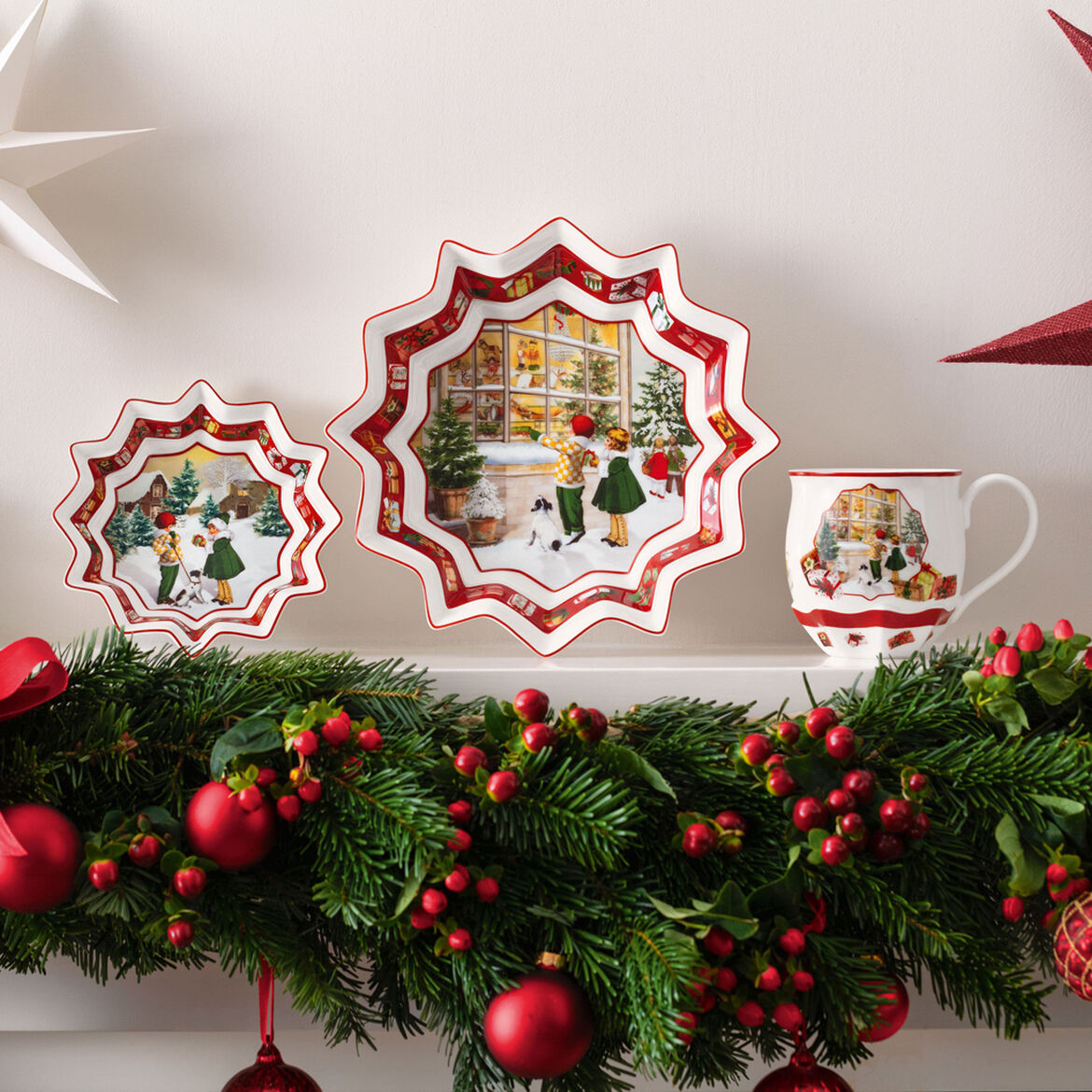 VILLEROY & BOCH Toy's Fantasy Tazza MUG con Manico 450ml Porcellana Tavola di Natale