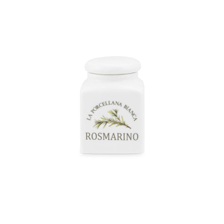 Barattolo Rosmarino La Porcellana Bianca in porcellana 8,5 cm