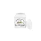 LA PORCELLANA BIANCA Conserva Barattolo Contenitore Rosmarino 175ml Porcellana