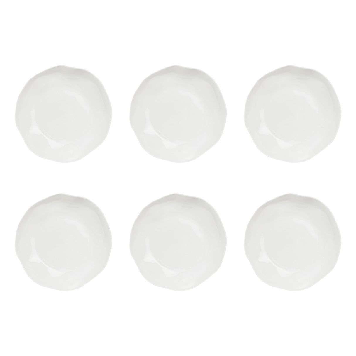 Set 6 piatti fondi Lunia La Porcellana Bianca in ceramica bianca 21 cm
