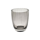 ROSE & TULIPANI Prismia Bicchiere Acqua Set 6 Pezzi 310ml Grigio Pasta di Vetro