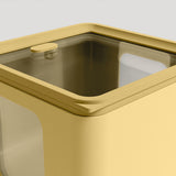 BLIM PLUS Peek Box Contenitore Quadro 2 Pezzi 10x13cm Citrus Giallo Made in Italy 100% Riciclabile